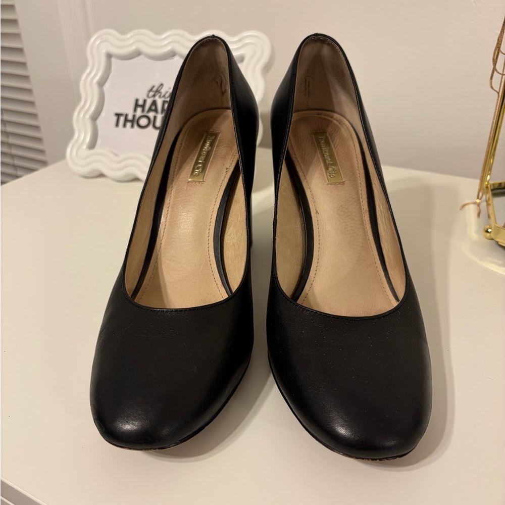Louis et Cie Black Leather Heels SZ 10